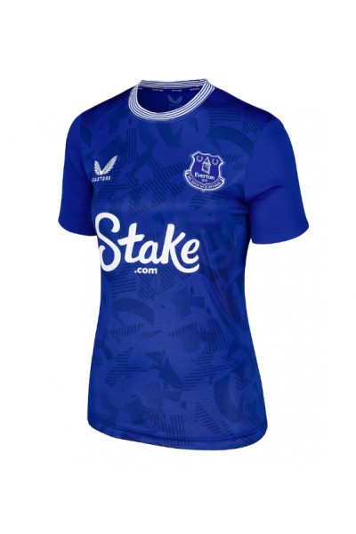 Everton Jarrad Branthwaite #32 Fotballdrakt Hjemme Klær Dame 2024-25 Korte ermer Everton Jarrad Branthwaite #32 Fotballdrakt Hjemme Klær Dame 2024-25 Korte ermer